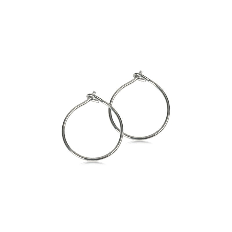 Blomdahl øreringe i titanium, 14 mm